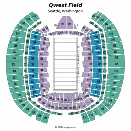 Seattle Seahawks Seating Chart